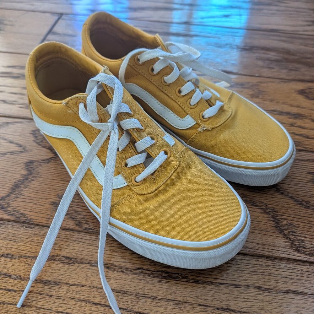 Yellow Old Skool Vans Sneakers